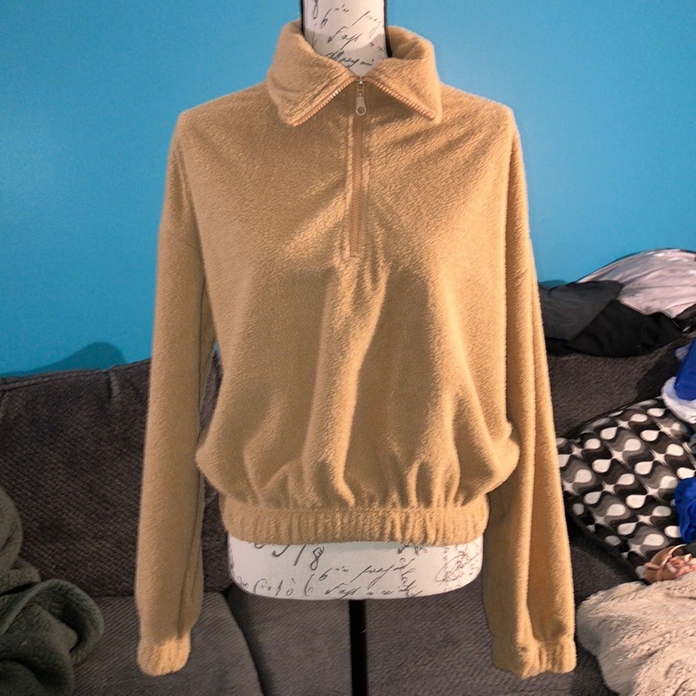 Urban Outfitters Half Zip Fleece, Medium